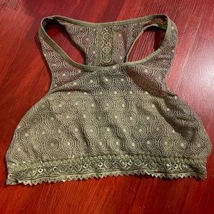 SO GREEN LACE RACERBACK BRALETTE